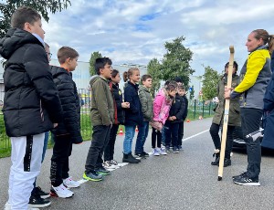 Kinder bei der Aktion "Hallo Auto"